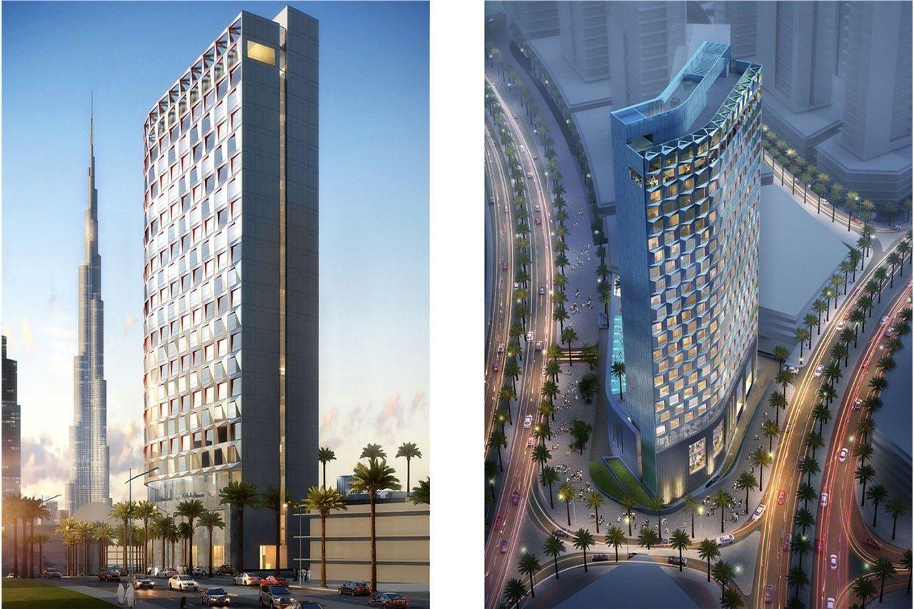 Hotel Indigo Dubai Downtown By Ihg Buitenkant foto The proposed residential complex