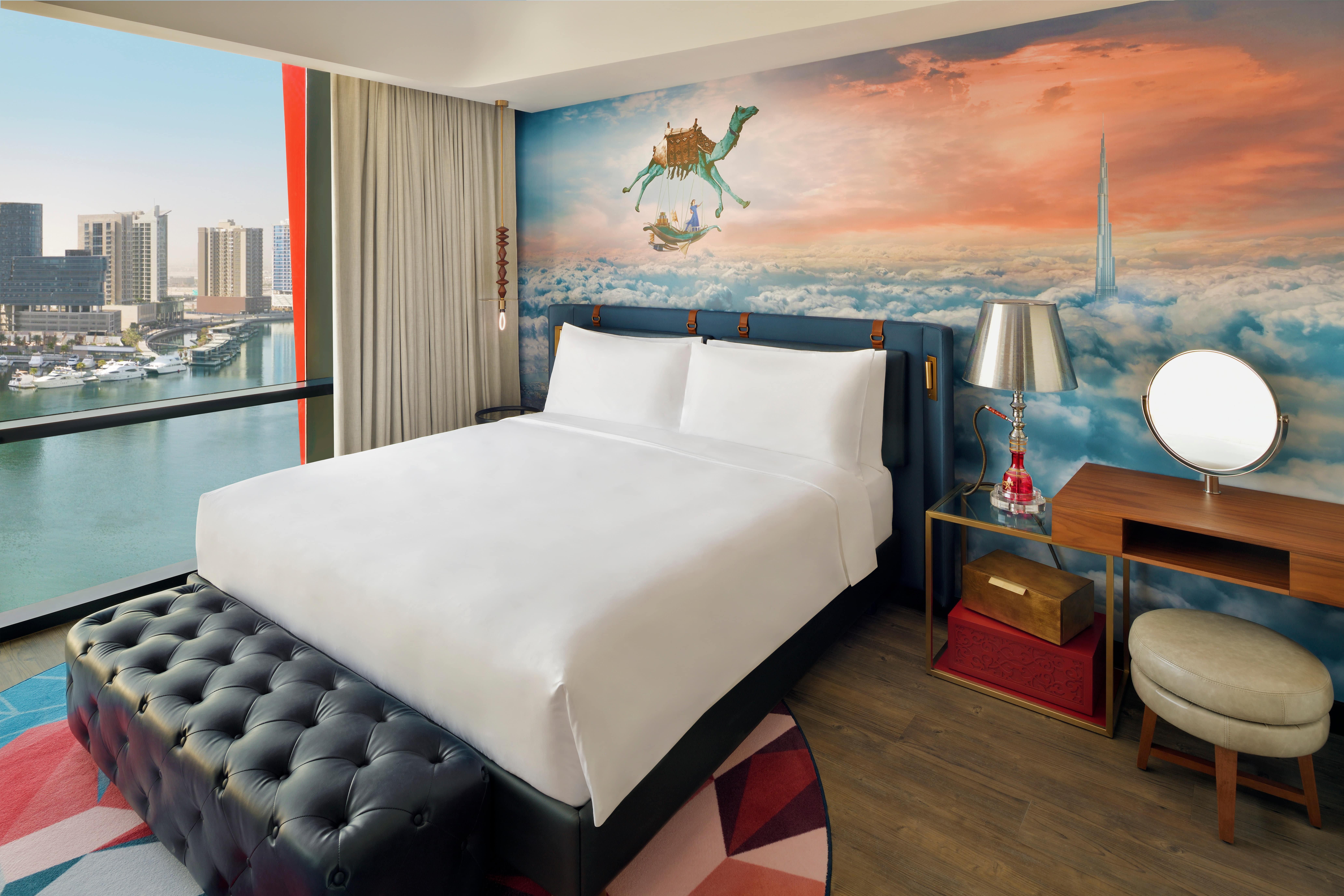 Hotel Indigo Dubai Downtown By Ihg Buitenkant foto A bedroom at the hotel
