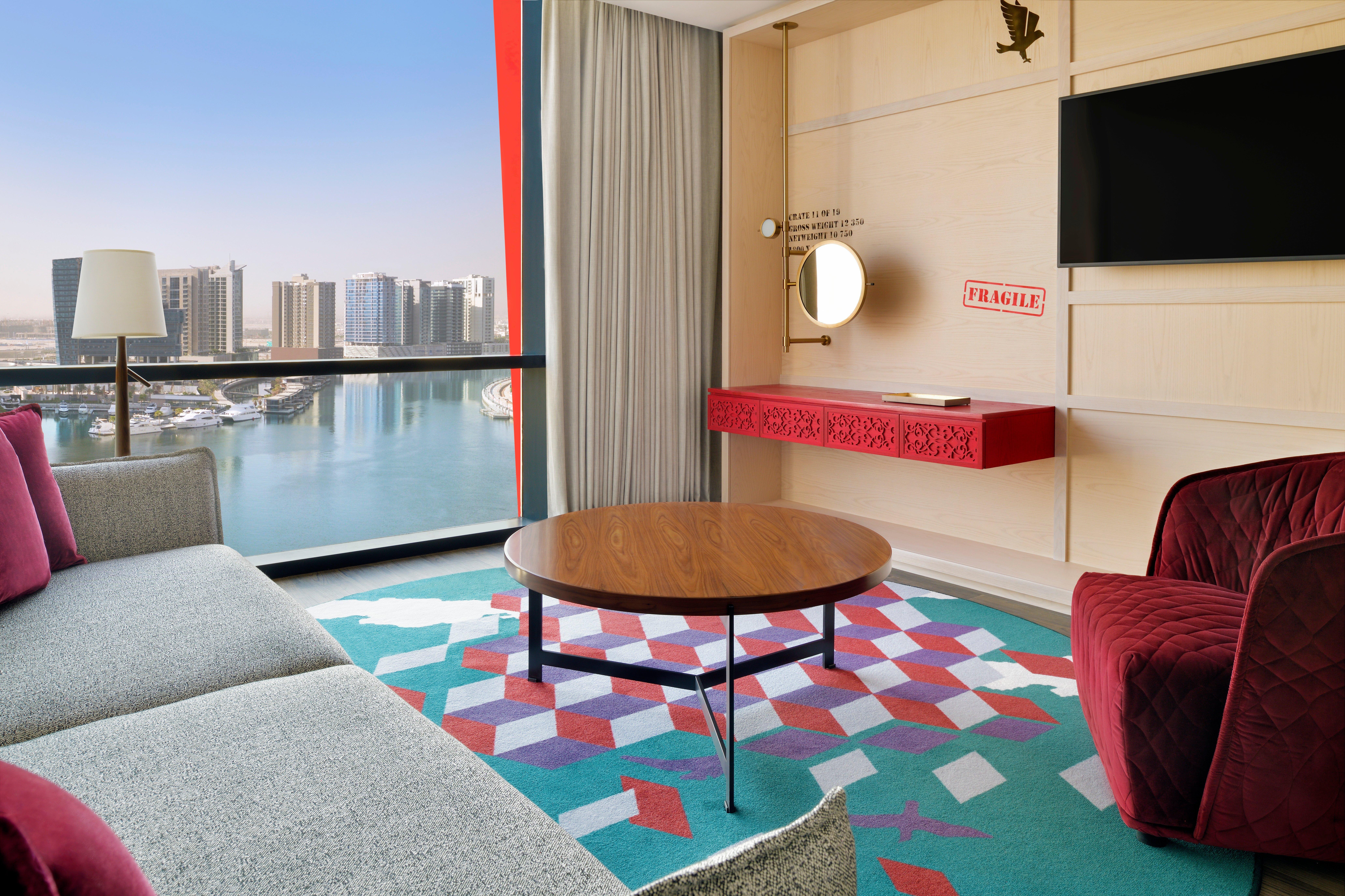 Hotel Indigo Dubai Downtown By Ihg Buitenkant foto A room at the hotel