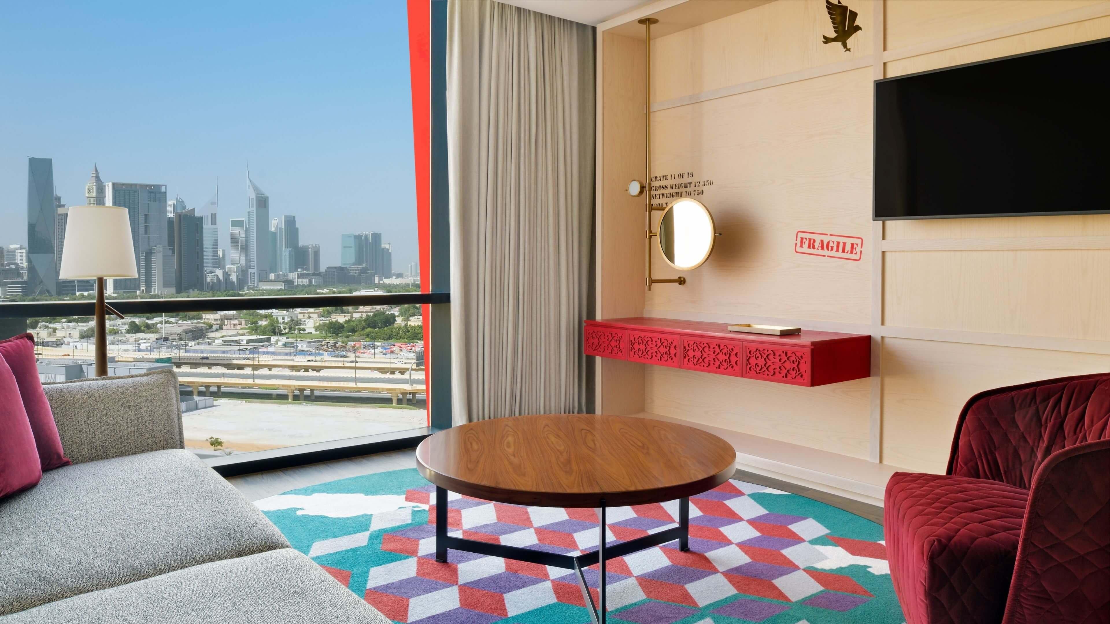 Hotel Indigo Dubai Downtown By Ihg Buitenkant foto A room at the hotel