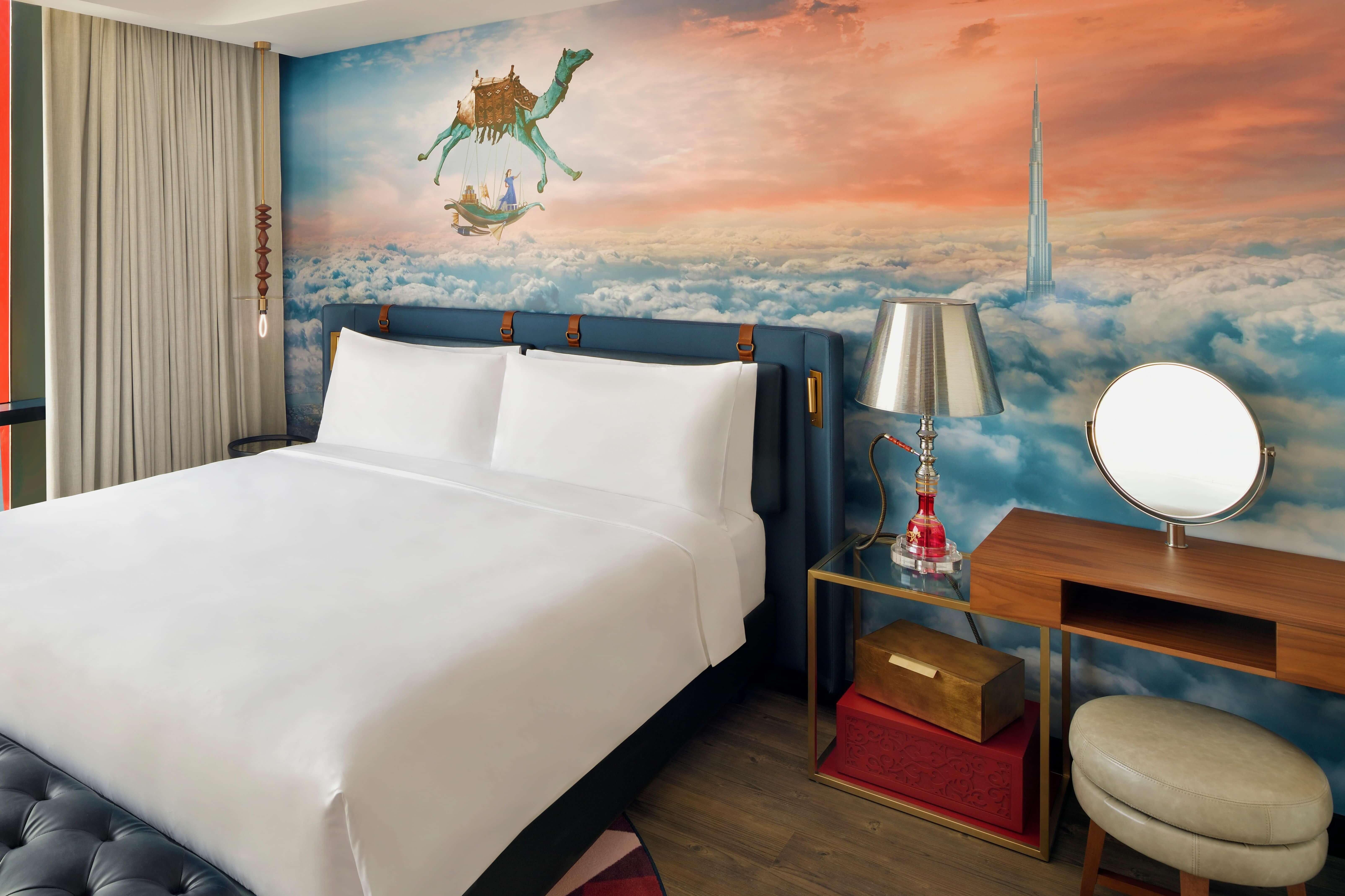 Hotel Indigo Dubai Downtown By Ihg Buitenkant foto A bedroom at the hotel