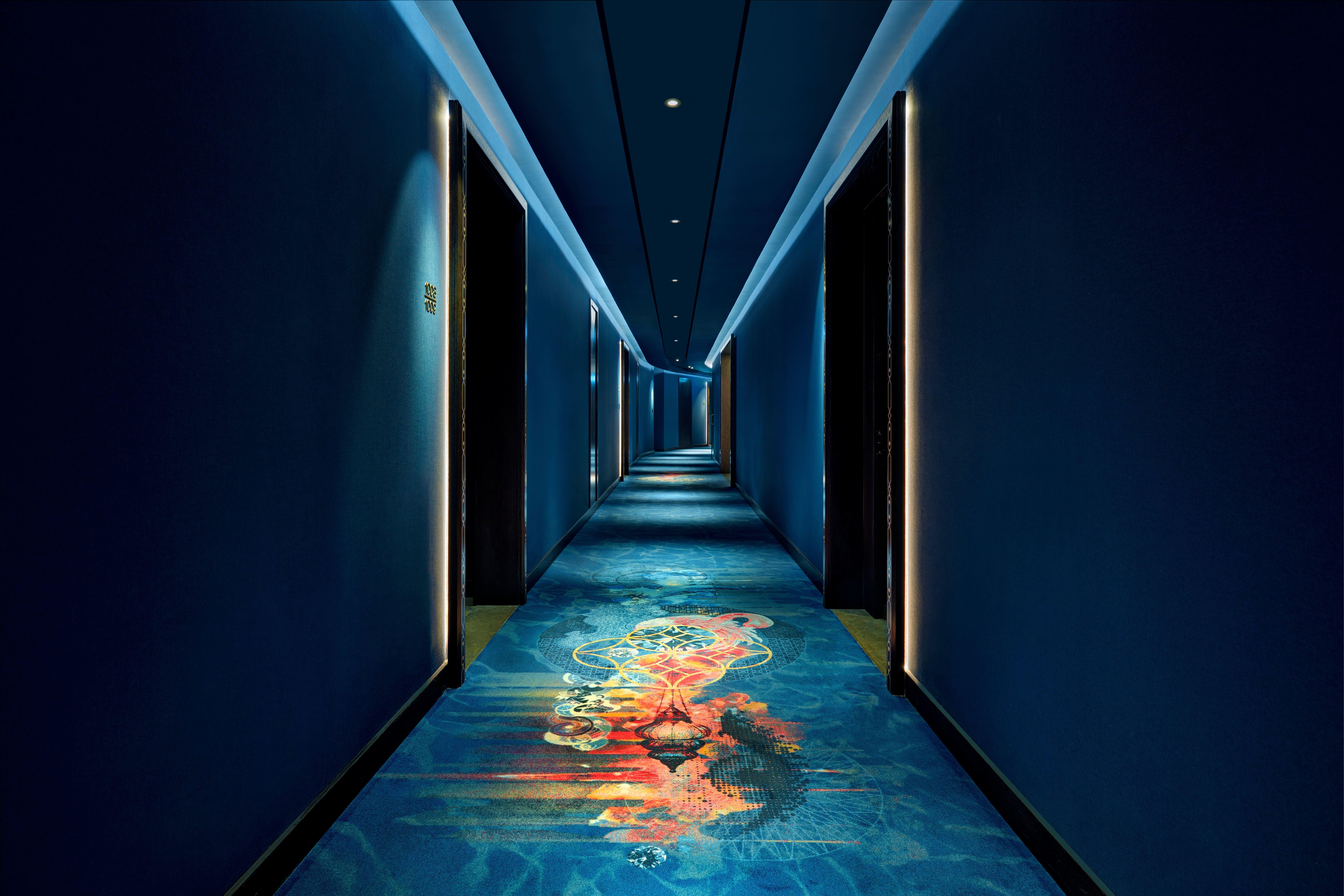 Hotel Indigo Dubai Downtown By Ihg Buitenkant foto The carpet in the hotel's corridors