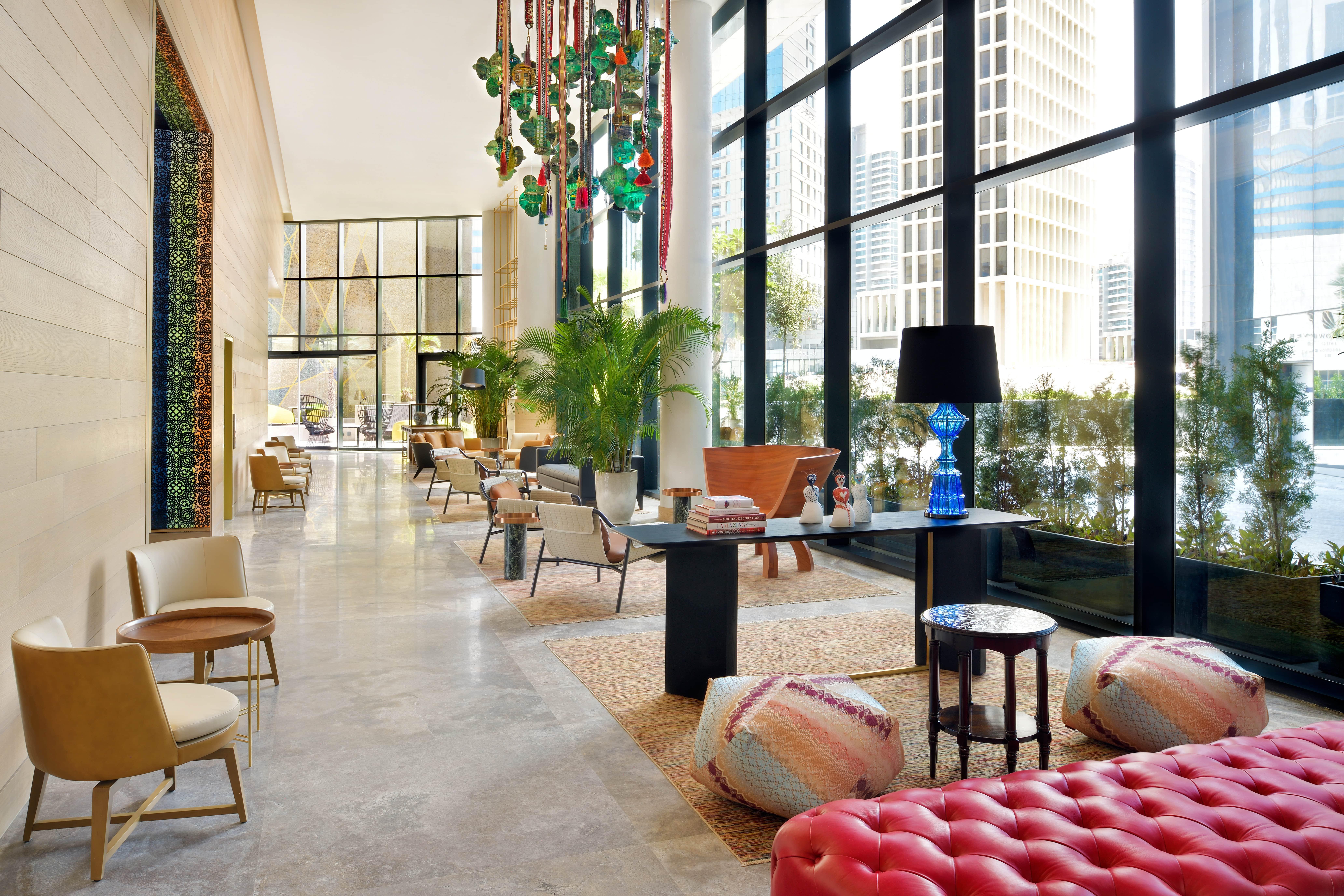 Hotel Indigo Dubai Downtown By Ihg Buitenkant foto The lobby of the hotel